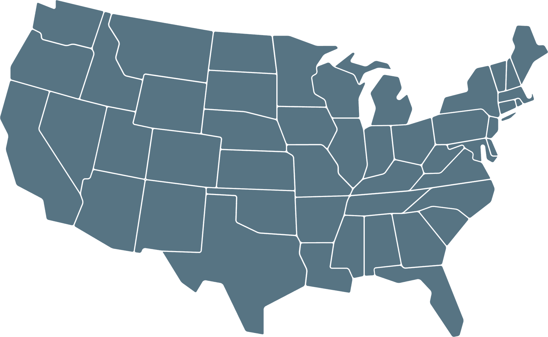US Map Coverage